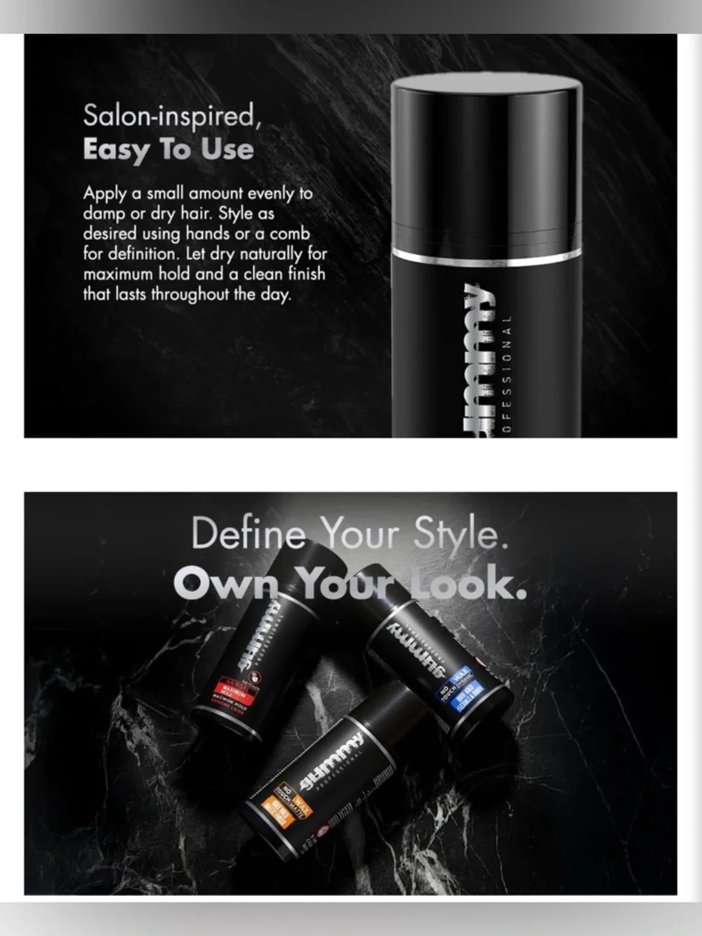 No Touch Hair Gel for Men and Women – Maximum Hold
